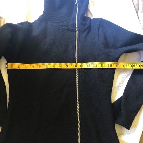 KUHL Prague Wool Asymmetrical Black Full Zip Jacket Size XS - Picture 9 of 11